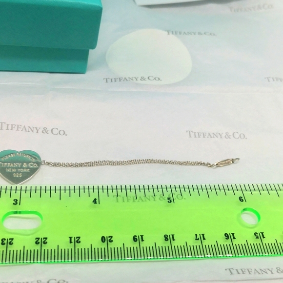 Tiffany & Co ❣️Bracelet Return to Tiffany 💖.6"-sz.silver 925. - Picture 10 of 11